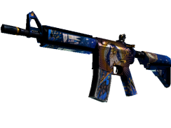 Steam AK 47 Blue Laminate Field Tested