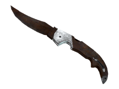 Steam Falchion Knife Rust Coat Battle Scarred